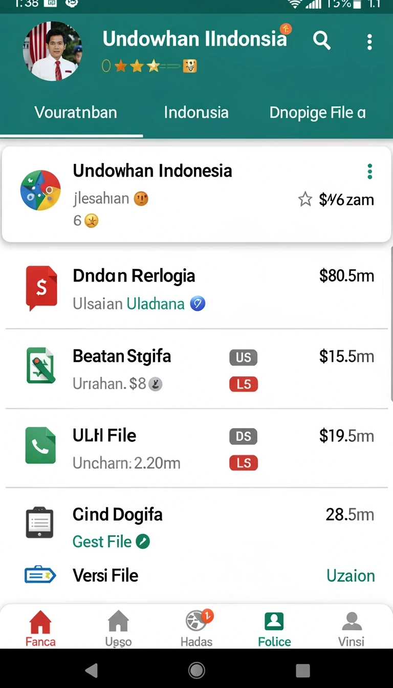 Tampilan utama aplikasi Download Aplikasi dewi188 Terbaru untuk HP Android yang intuitif dan efisien.