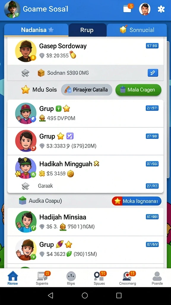 Tampilan utama aplikasi Download lengkap777 APK Terbaru Full Version yang intuitif dan efisien.
