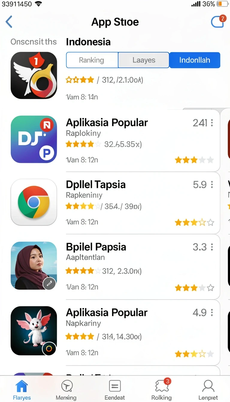 Tampilan utama aplikasi v988 Versi Terbaru untuk Android Tanpa Ribet yang intuitif dan efisien.